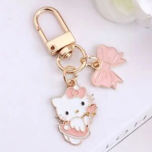 Hello kitty charm keychain bag charm